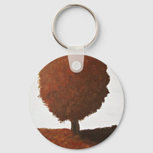 Herfstboomschildering Sleutelhanger