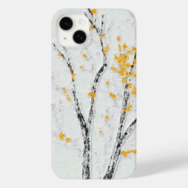Herfstboomtakken met gele herfstbladeren iPhone 16 hoesje