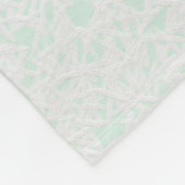 Herfstboomtakken met gele herfstbladeren fleece deken (Hoek)