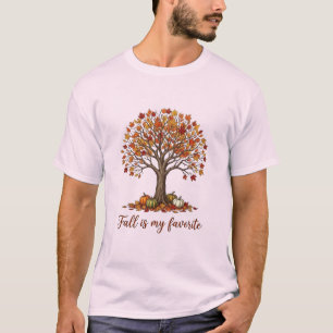 Herfstboomval is mijn favoriete T-shirt