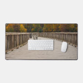 Herfstbordes in Reston Virginia Bureaumat (Keyboard & Muis)