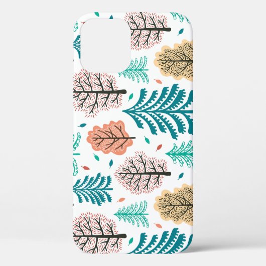 Herfstbos: betoverde naadloze scène. Case-Mate iPhone case (Achterkant)