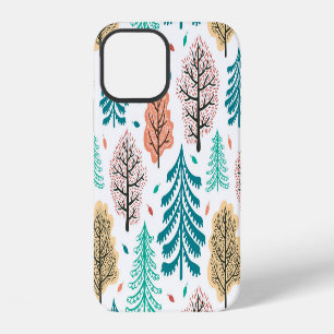 Herfstbos: betoverde naadloze scène. iPhone 12 hoesje