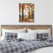 Herfstbos Canvas Afdruk (Insitu (Slaapkamer))
