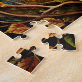 Herfstbos Dierenpuzzel Legpuzzel (Zijkant)