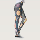 Herfstbos: gestructureerde seizoensgebonden schoon leggings (Rechts)