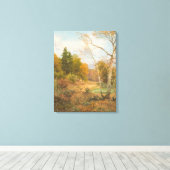 Herfstbos – Heinrich Böhmer Canvas Afdruk (Insitu (Houten vloer))