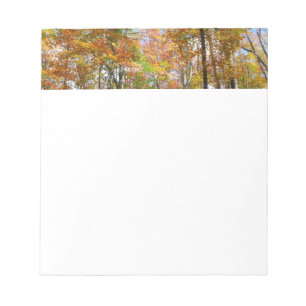 Herfstbos II Herfstlandschapsfotografie Notitieblok