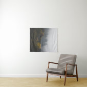 Herfstbos in mist verpakt wandkleed (In Situ (horizontaal))