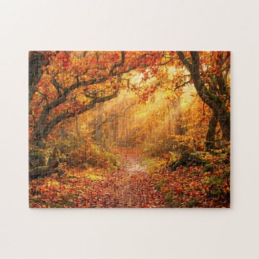 Herfstbos Legpuzzel (Horizontaal)