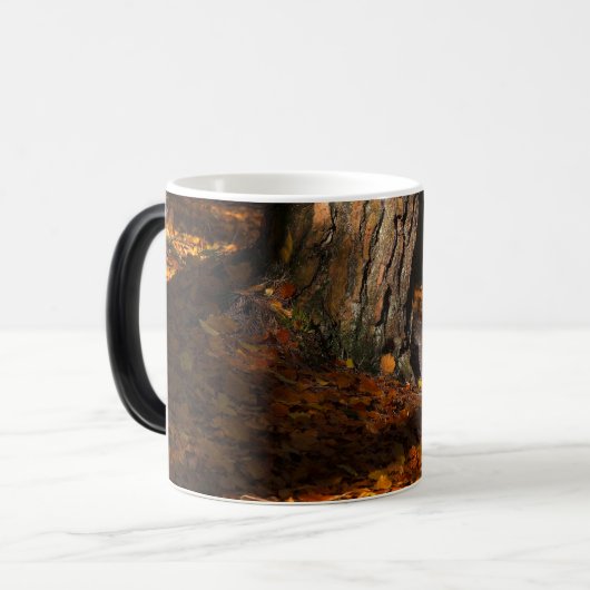 herfstbos magische mok (Voorkant links)