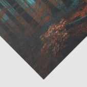 Herfstbos Moody Bossen Decoupage Tissuepapier (Detail)