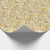 Herfstbos: naadloos grafisch patroon. cadeaupapier (Hoek)