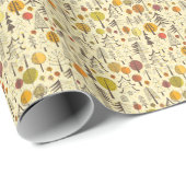 Herfstbos: naadloos grafisch patroon. cadeaupapier (Rol Hoek)