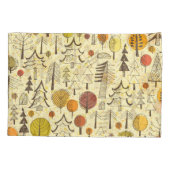 Herfstbos: naadloos grafisch patroon. kussensloop (Achterkant)