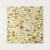 Herfstbos: naadloos grafisch patroon. wandkleed (Voorkant (horizontaal))