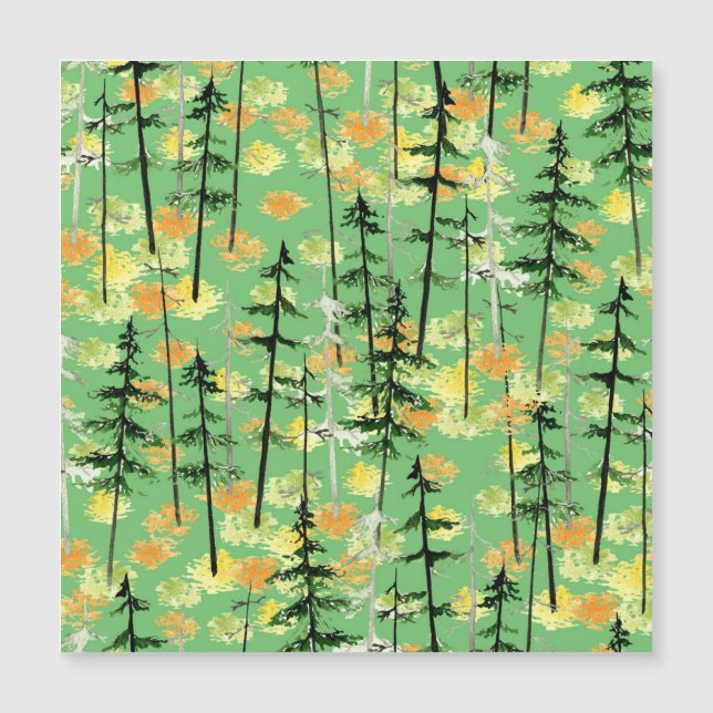 Herfstbos: Naadloze natuurlijke schoonheid (Voorkant)