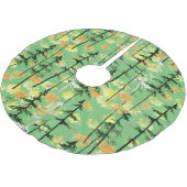 Herfstbos: Naadloze natuurlijke schoonheid Kerstboom Rok (Gekanteld)