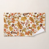 Herfstbos op gebroken wit bad handdoek (Handdoek)