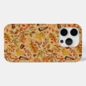 Herfstbos op oker Case-Mate iPhone case (Achterkant (horizontaal))