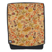 Herfstbos op oker rugtassen (Voorkant)