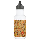 Herfstbos op oker waterfles  (Links)