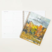 Herfstbos oranje goud planner (Display)