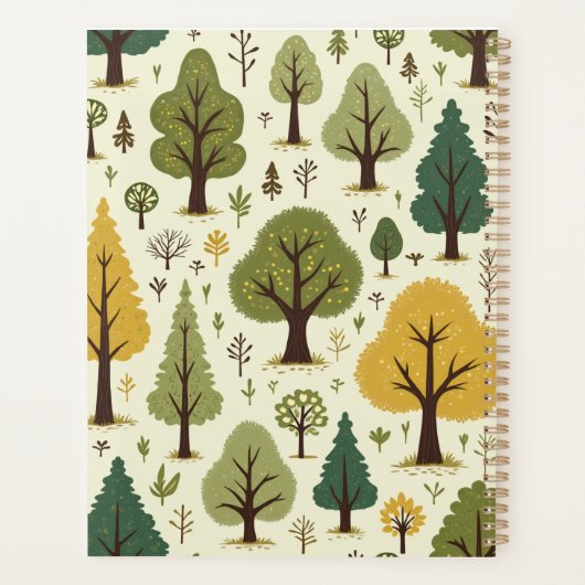 herfstbos planner (Achterkant)