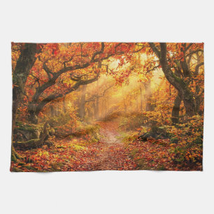 Herfstbos Theedoek