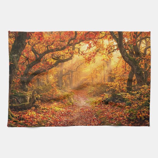 Herfstbos Theedoek (Horizontaal)