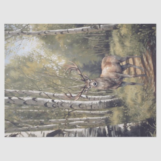 herfstbos tissuepapier (Voorkant)