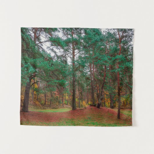 Herfstbos Wandkleed (Voorkant (horizontaal))