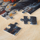 Herfstbosbrug Legpuzzel (Zijkant)