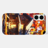 herfstboscabine Case-Mate iPhone case (Achterkant (horizontaal))