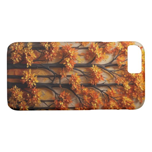 Herfstboskunst Case-Mate iPhone Case (Achterkant (Horizontaal))