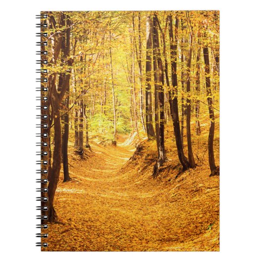 Herfstboslandschap Notitieboek (Voorkant)