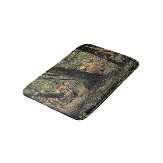 Herfstbosscène Badmat (Gekanteld)