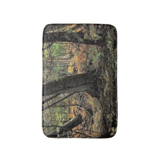 Herfstbosscène Badmat (Voorkant Verticaal)