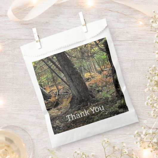 Herfstbosscène Bedankzakje (Geknipt)