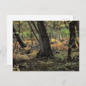 Herfstbosscène Briefkaart (Voorkant / Achterkant)
