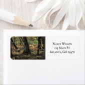 Herfstbosscène Etiket (Insitu)