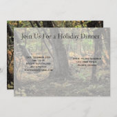 Herfstbosscène Kaart (Voorkant / Achterkant)