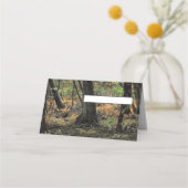 Herfstbosscène Plaatskaartje (Voorkant)