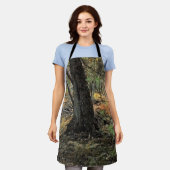 Herfstbosscène Schort (Gedragen)