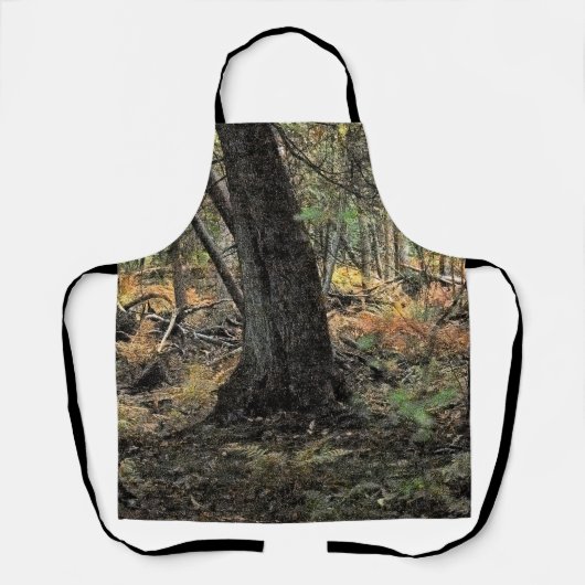 Herfstbosscène Schort (Voorkant)