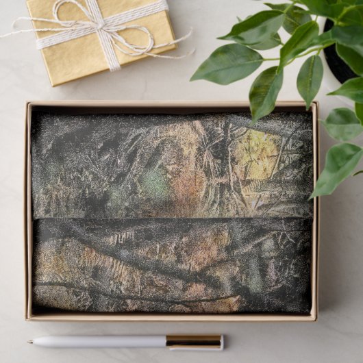 Herfstbosscène Tissuepapier (Geschenk)