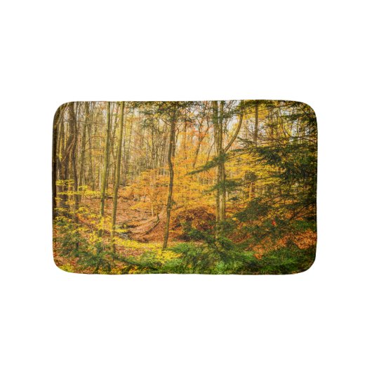 Herfstbossen Natuur Badmat (Voorkant)