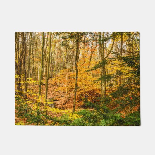 Herfstbossen natuur deurmat (Voorkant)