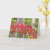 herfstbriefkaart kaart (Gele Bloem)
