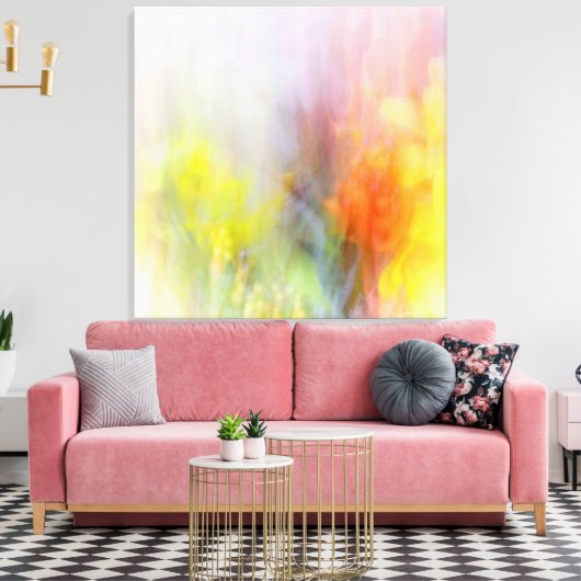 Herfstbries DRIE van Chartier Canvas Afdruk (Insitu (Woonkamer))